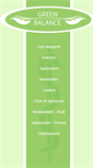 Mobile Screenshot of greenbalance.at